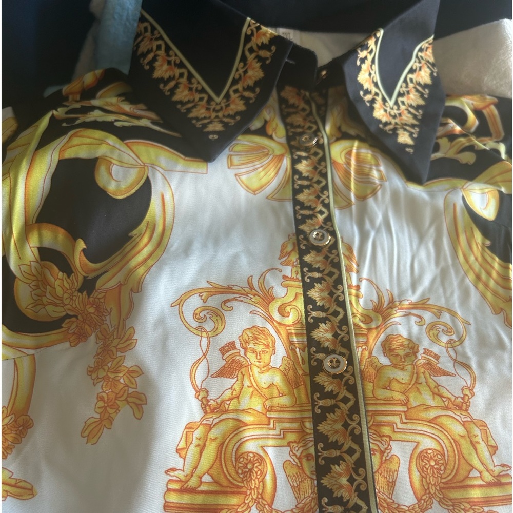 New Baroque print maxi dress (for the Versace fans)